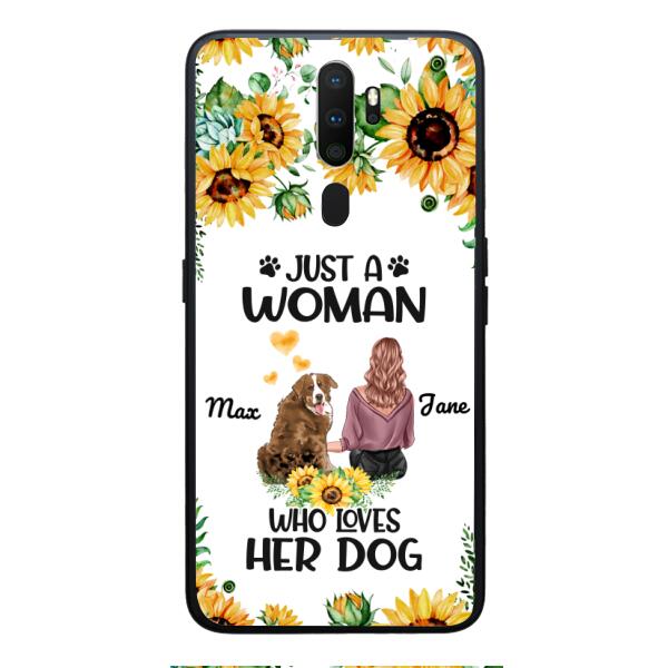 Personalized Woman Love Dog Phone Case Printed JUL-DT01