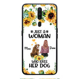 Personalized Woman Love Dog Phone Case Printed JUL-DT01