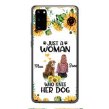 Personalized Woman Love Dog Phone Case Printed JUL-DT01