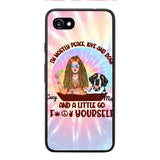 Personalized Dog Phone Case Girl hippie Printed TQ0207VH