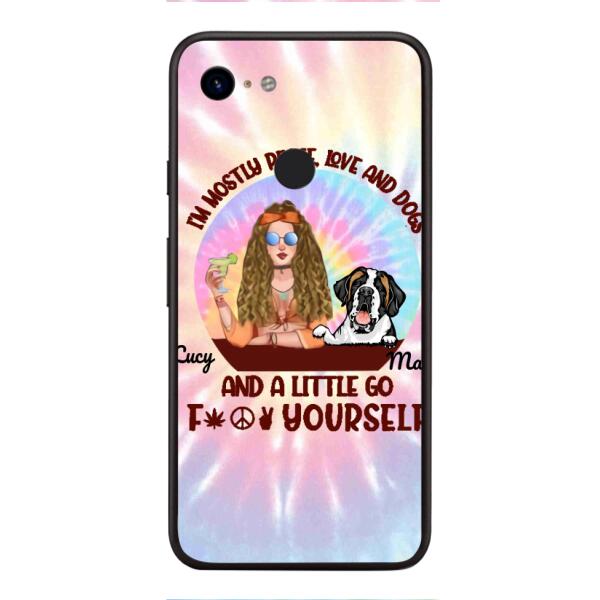 Personalized Dog Phone Case Girl hippie Printed TQ0207VH