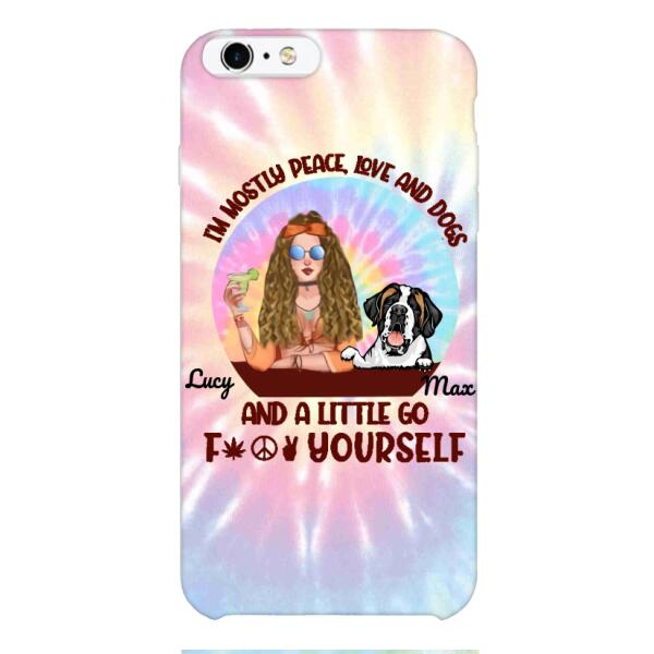 Personalized Dog Phone Case Girl hippie Printed TQ0207VH
