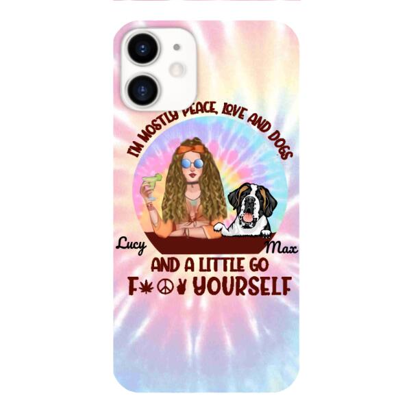 Personalized Dog Phone Case Girl hippie Printed TQ0207VH