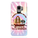 Personalized Dog Phone Case Girl hippie Printed TQ0207VH