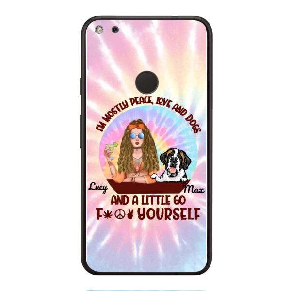 Personalized Dog Phone Case Girl hippie Printed TQ0207VH