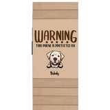 This phone is protected by dog personalized phone case