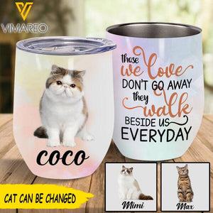 PERSONALIZED CAT WINE TUMBLER PRINTER 3D NEYN06