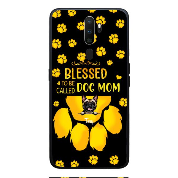 BLESSED TO BE CALLED DOG MOM PERSONALIZED PHONE CASE