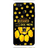 BLESSED TO BE CALLED DOG MOM PERSONALIZED PHONE CASE