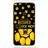 BLESSED TO BE CALLED DOG MOM PERSONALIZED PHONE CASE