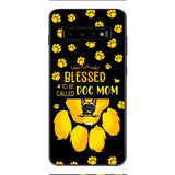 BLESSED TO BE CALLED DOG MOM PERSONALIZED PHONE CASE