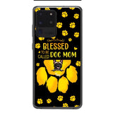 BLESSED TO BE CALLED DOG MOM PERSONALIZED PHONE CASE
