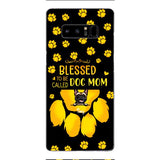 BLESSED TO BE CALLED DOG MOM PERSONALIZED PHONE CASE