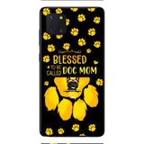 BLESSED TO BE CALLED DOG MOM PERSONALIZED PHONE CASE