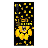 BLESSED TO BE CALLED DOG MOM PERSONALIZED PHONE CASE