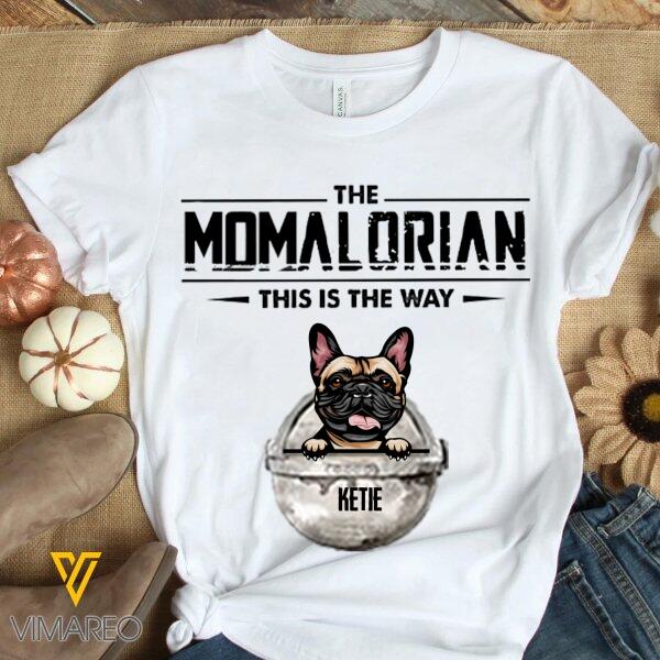 PERSONALIZED DOG MOMALORIAN TSHIRT PRINTED JUL-MD09