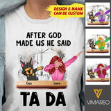 PERSONALIZED DOBERMAN DOG TSHIRT PRINTED JUL-MA24