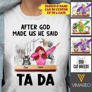 PERSONALIZED CAT TSHIRT PRINTED JUL-MA27