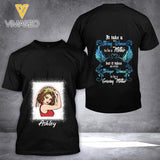 PERSONALIZED  STRONGER MOM TSHIRT FOR WOMEN NEY84A