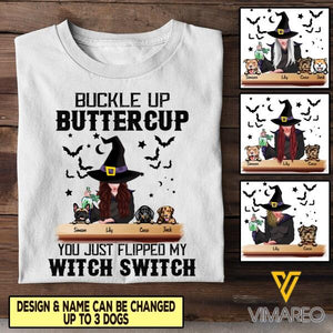 Personalized Halloween Dog Tshirt Printed AUG-MA10