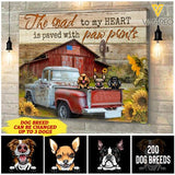 Personalized Dog Canvas Printed AUG-MA24