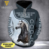 PERSONALIZED APPALOOSA HORSE HOODIE PRINTED JUE-DT11