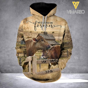 Personalized Angus Cattle Tshirt 3D Printed AUG-HQ25