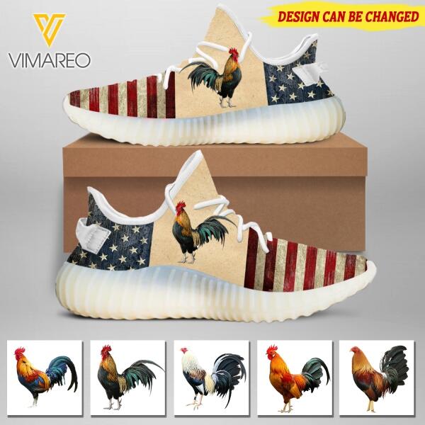 PERSONALIZED ROOSTER YEEZY SHOES TNMA3108
