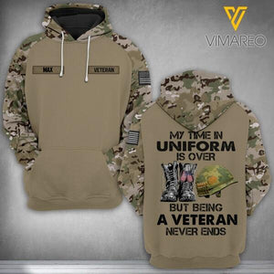Personalized U.S Veterans Hoodie Printed SEP-DT16