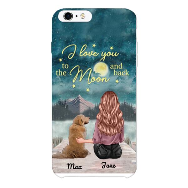 Personalized Dog Woman Love Phone Case Printed MD0207VH