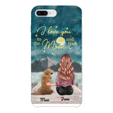 Personalized Dog Woman Love Phone Case Printed MD0207VH