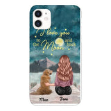 Personalized Dog Woman Love Phone Case Printed MD0207VH
