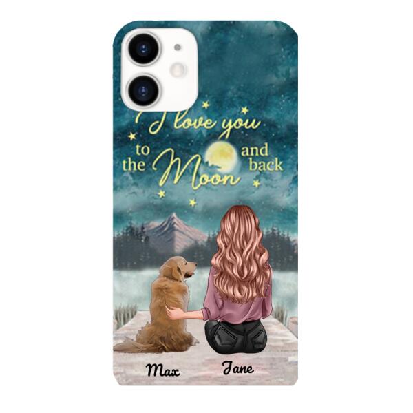Personalized Dog Woman Love Phone Case Printed MD0207VH