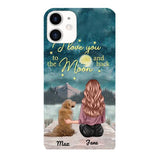 Personalized Dog Woman Love Phone Case Printed MD0207VH