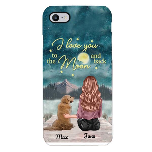 Personalized Dog Woman Love Phone Case Printed MD0207VH