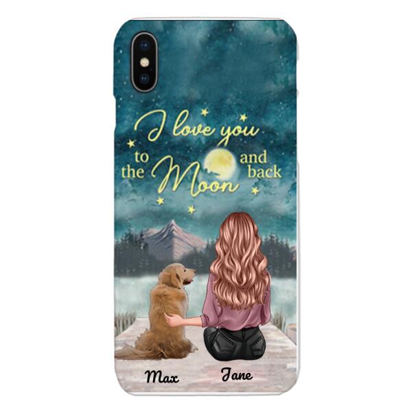 Personalized Dog Woman Love Phone Case Printed MD0207VH