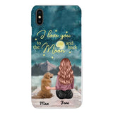 Personalized Dog Woman Love Phone Case Printed MD0207VH