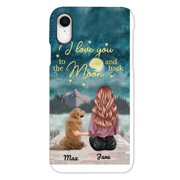 Personalized Dog Woman Love Phone Case Printed MD0207VH