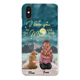 Personalized Dog Woman Love Phone Case Printed MD0207VH