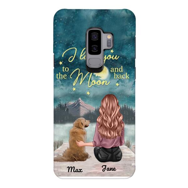 Personalized Dog Woman Love Phone Case Printed MD0207VH