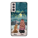 Personalized Dog Woman Love Phone Case Printed MD0207VH