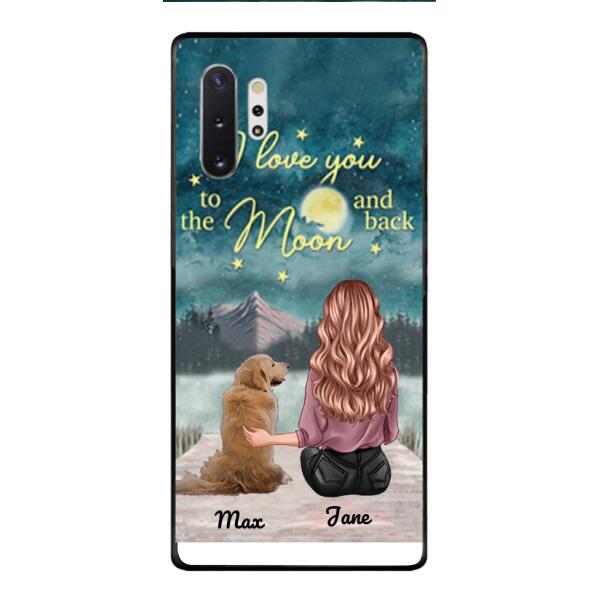 Personalized Dog Woman Love Phone Case Printed MD0207VH