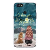 Personalized Dog Woman Love Phone Case Printed MD0207VH