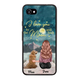Personalized Dog Woman Love Phone Case Printed MD0207VH