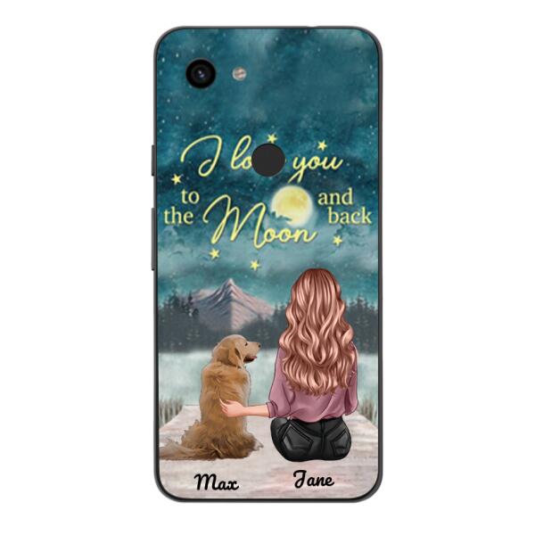 Personalized Dog Woman Love Phone Case Printed MD0207VH