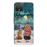 Personalized Dog Woman Love Phone Case Printed MD0207VH