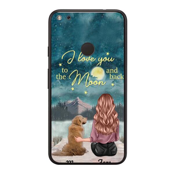 Personalized Dog Woman Love Phone Case Printed MD0207VH