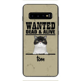 wanted cats personailized phone case print 3d for cat lover
