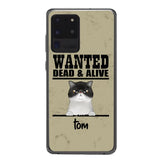 wanted cats personailized phone case print 3d for cat lover