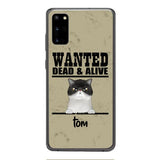 wanted cats personailized phone case print 3d for cat lover